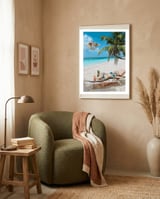 Venus On Beach framed in a tender room thumbnail