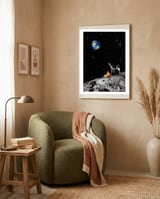 Together From The Moon framed in a tender room thumbnail