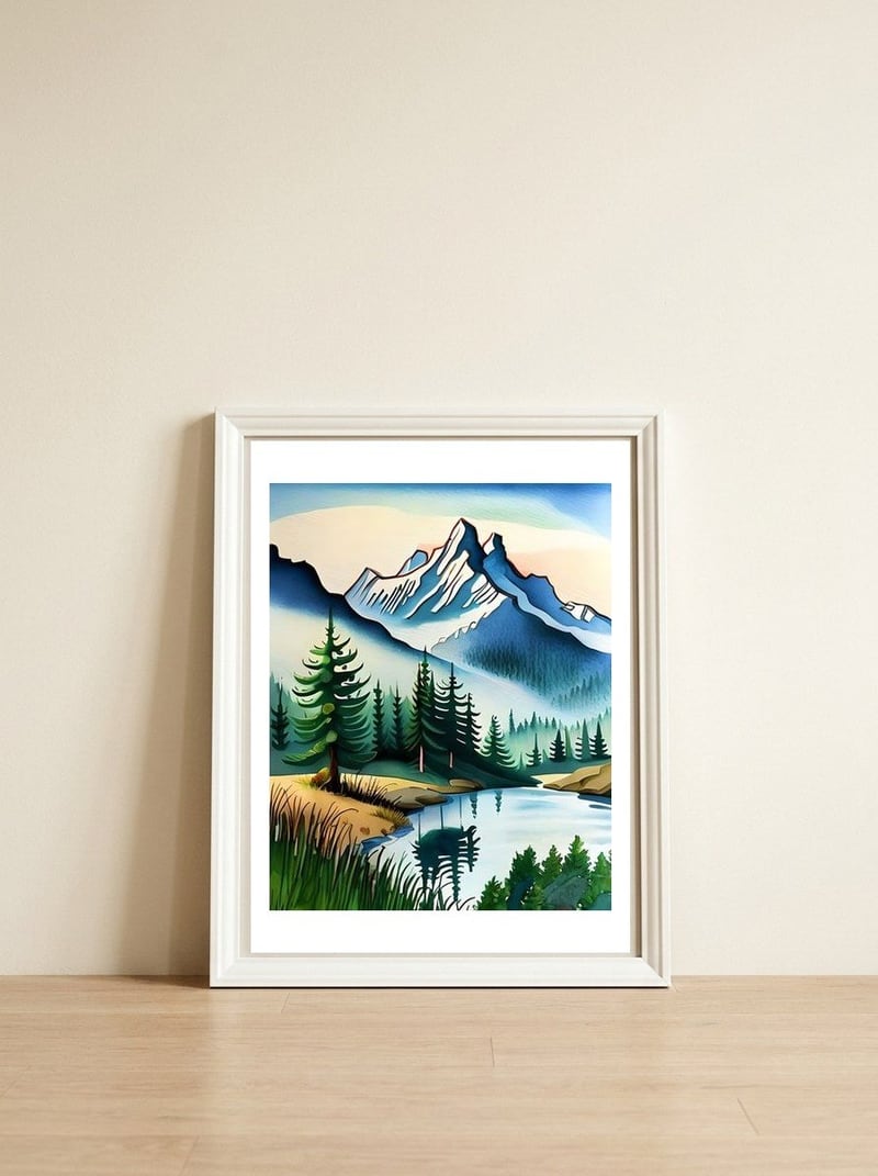 The Majestic Trio — framed, leaning against the wall