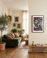 Pattern LXXVI framed in a grounding room thumbnail