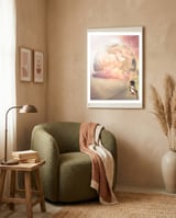Imaan - Desert Dream framed in a tender room thumbnail