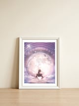 Zuhrah - Be The Energy You Wish To Attract — framed, leaning against the wall thumbnail