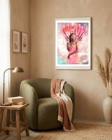 Zuri - Empress Of Peace & Harmony framed in a tender room thumbnail