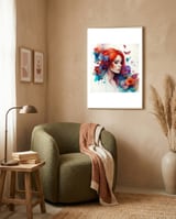 red-hair-petal-reverie framed in a tender room thumbnail