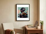 powerful-butterfly-silhouette framed in a focused room thumbnail