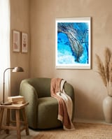 Coastal Reflection framed in a tender room thumbnail