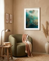 Reef Shimmer framed in a tender room thumbnail