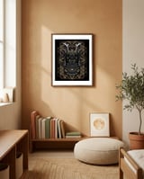 Samurai Mask framed in a gentle room thumbnail
