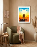 Saturn Love framed in a tender room thumbnail