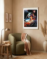 Next Stop Mars framed in a tender room thumbnail