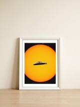 Space Chase — framed, leaning against the wall thumbnail