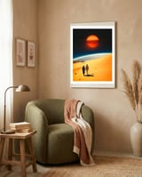 Cosmic Connection framed in a tender room thumbnail