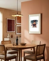butterfly-wings-back-portrait framed in a intimate room thumbnail