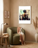 radiant-butterfly-back framed in a tender room thumbnail