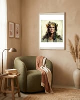 Powerful Druid #1 framed in a tender room thumbnail