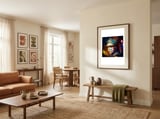 azure-helmet-warrior-portrait framed in a grounding room thumbnail