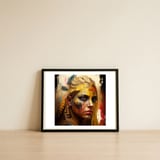 golden-warpaint-warrior-queen — framed, leaning against the wall thumbnail