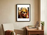 golden-warpaint-warrior-queen framed in a focused room thumbnail