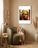 golden-warpaint-warrior-queen framed in a tender room thumbnail