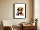 azure-mask-warrior-empress framed in a focused room thumbnail