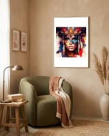 jeweled-crown-warrior-queen framed in a tender room thumbnail