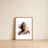 golden-serenity-buddha — framed, leaning against the wall thumbnail