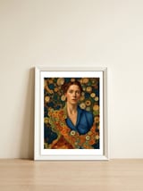 Artificial Masterworks - Klimt van Gogh — framed, leaning against the wall thumbnail