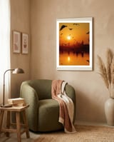 Charming Birds framed in a tender room thumbnail