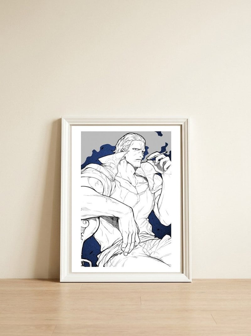 Beckman — framed, leaning against the wall