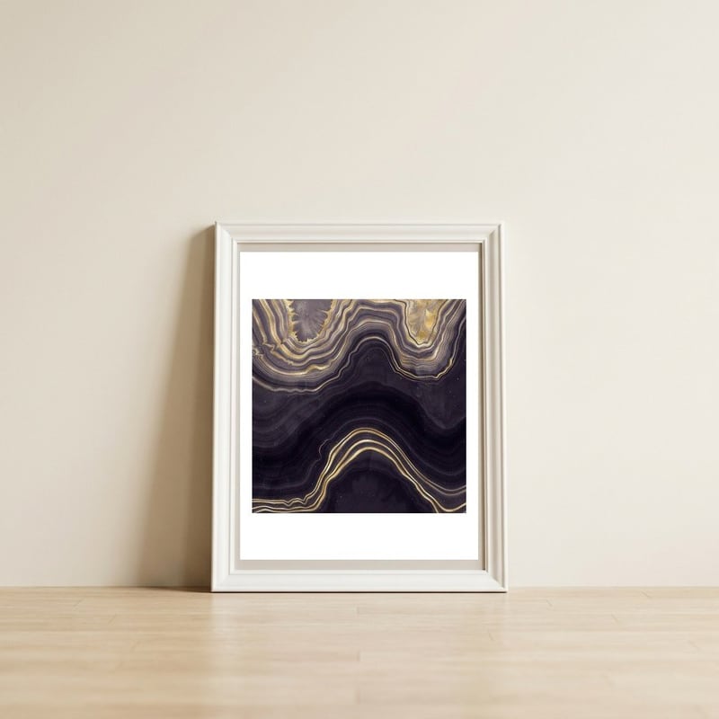 Agate Texture 08 — framed, leaning against the wall