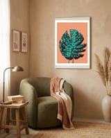 Monstera Deliciosa IV framed in a tender room thumbnail