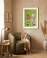 Sisters framed in a tender room thumbnail
