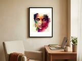 chromatic-bindi-hindu-portrait framed in a focused room thumbnail