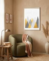 Scandinavian forest III framed in a tender room thumbnail
