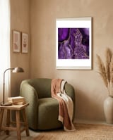 Agate Glitter Ocean Texture 04  framed in a tender room thumbnail