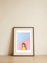 Botanic and Geometric V — framed, leaning against the wall thumbnail