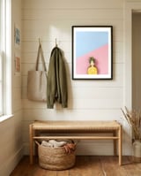 Botanic and Geometric V framed in a relaxed room thumbnail