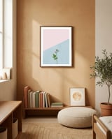 Botanic and Geometric II framed in a gentle room thumbnail