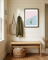 Botanic and Geometric II framed in a relaxed room thumbnail