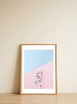 Botanic and Geometric I — framed, leaning against the wall thumbnail