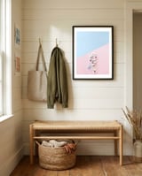 Botanic and Geometric I framed in a relaxed room thumbnail