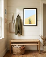 Cool pineapple III framed in a relaxed room thumbnail