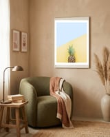 Cool pineapple III framed in a tender room thumbnail
