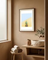 Cool pineapple III framed in a serene room thumbnail
