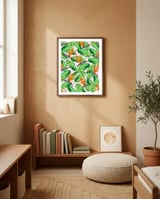 Tropical and exotic II framed in a gentle room thumbnail