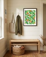 Tropical and exotic II framed in a relaxed room thumbnail