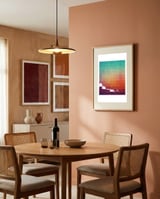 Geometric Sunset framed in a intimate room thumbnail