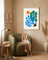 Floral matisse 6 framed in a tender room thumbnail