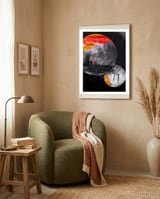 Moonlover I  framed in a tender room thumbnail