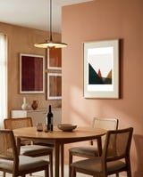Geometric landscape XI framed in a intimate room thumbnail